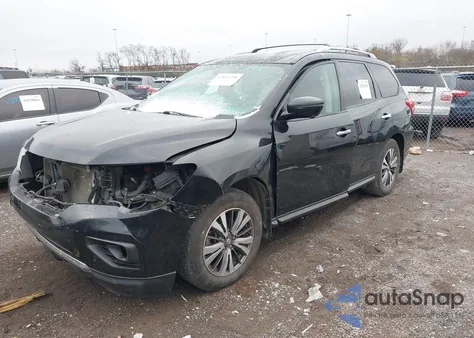 2017 Nissan Pathfinder Sl из США, поврежденный, VIN 5N1DR2MN6HC908189